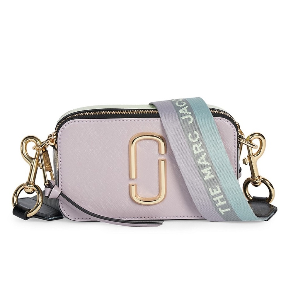Marc Jacobs the snapshot crossbody bag in dusty lilac